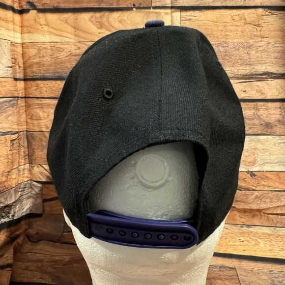 Colorado Rockies Hat Snapback Adjustable Cap Black Purple Baseball MLB 47 Brand - Picture 3 of 9